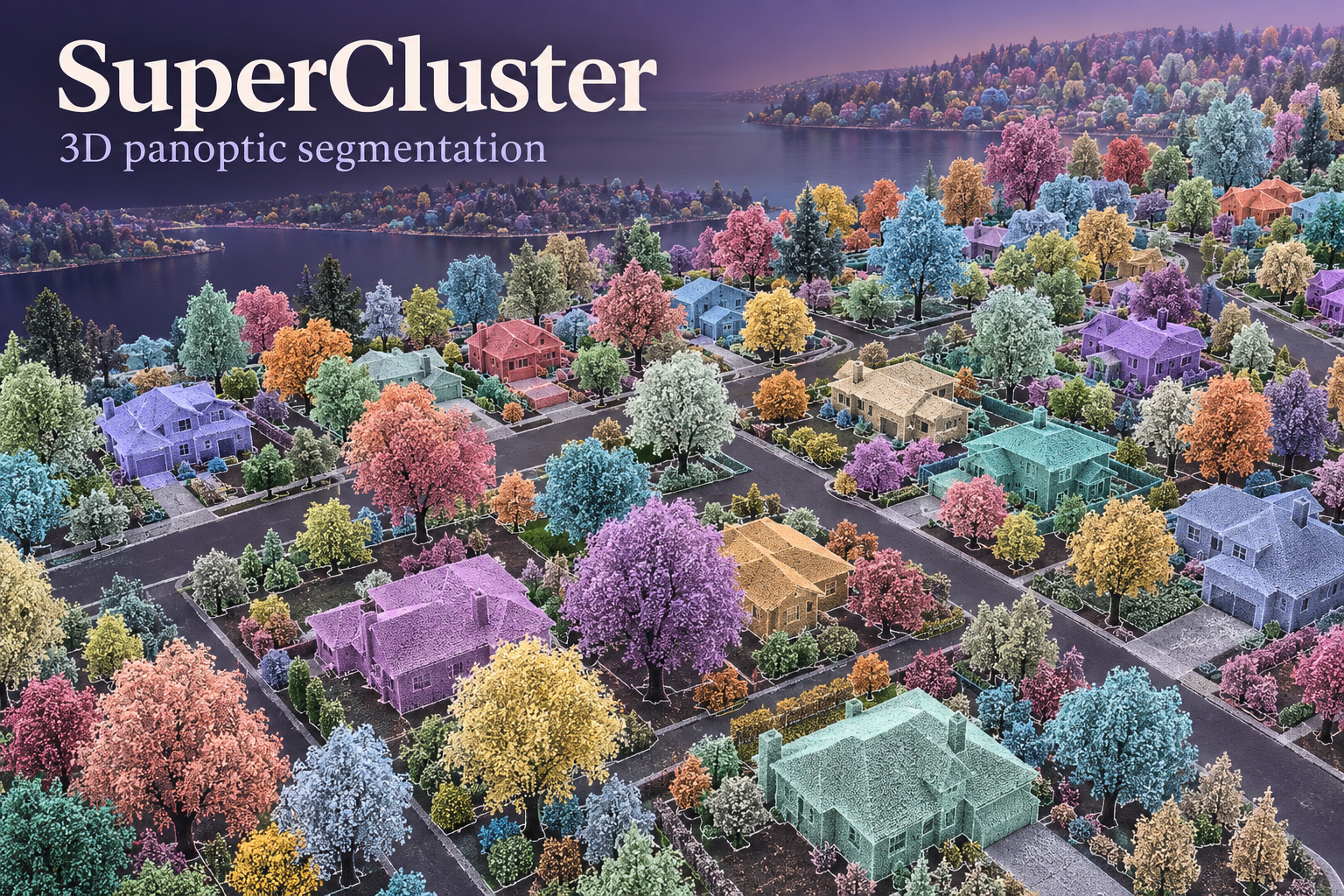 SuperCluster - DALES 3D Panoptic Segmentation